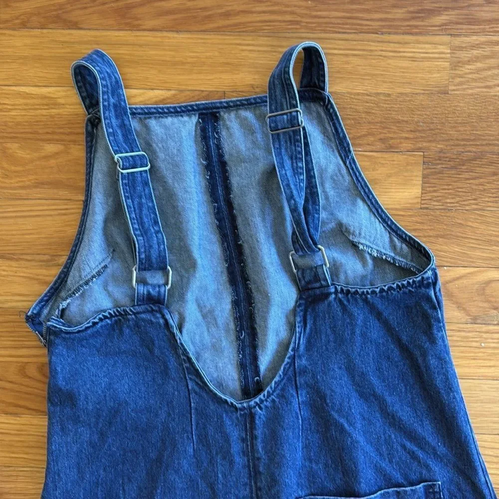 Free People Dex Denim Midi Dress